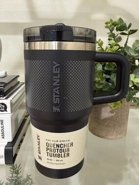Stanley Black Travel Tumbler with Handle